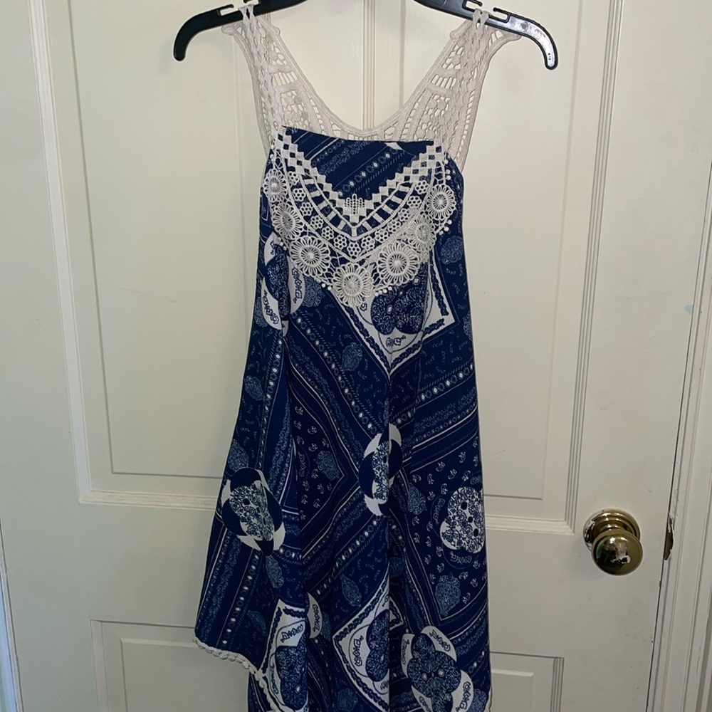 bandana print swim suit cover